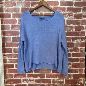 Wooden Ships Blue Crew Neck Sweater